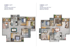 Sattva Forest Ridge Floor Plan4